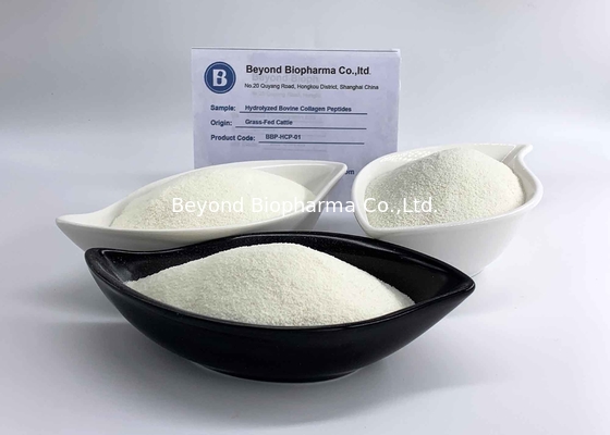Good Solubility Bovine Collagen Powder / Hydrolyzed Collagen Protein สำหรับผิวพรรณความงามอาหาร